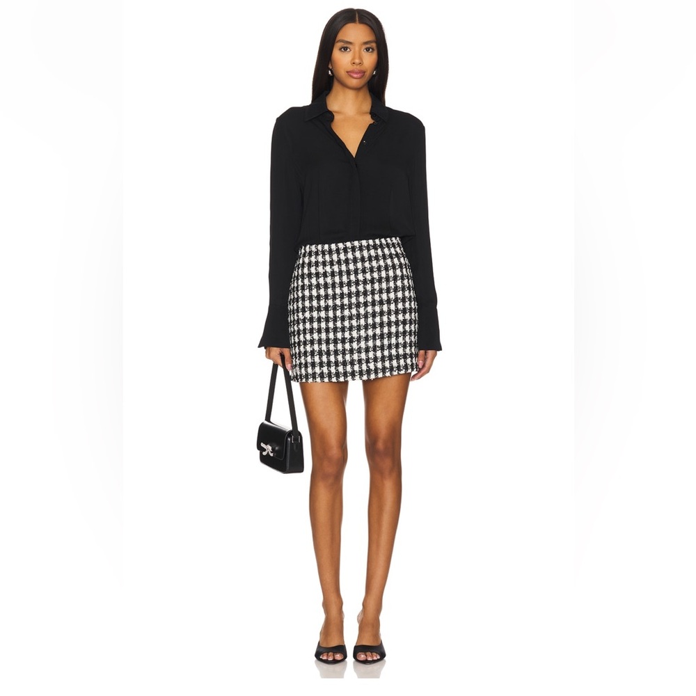🔥SEND OFFERS🔥BNWT Alice + Olivia Mattie Pieced Minidress